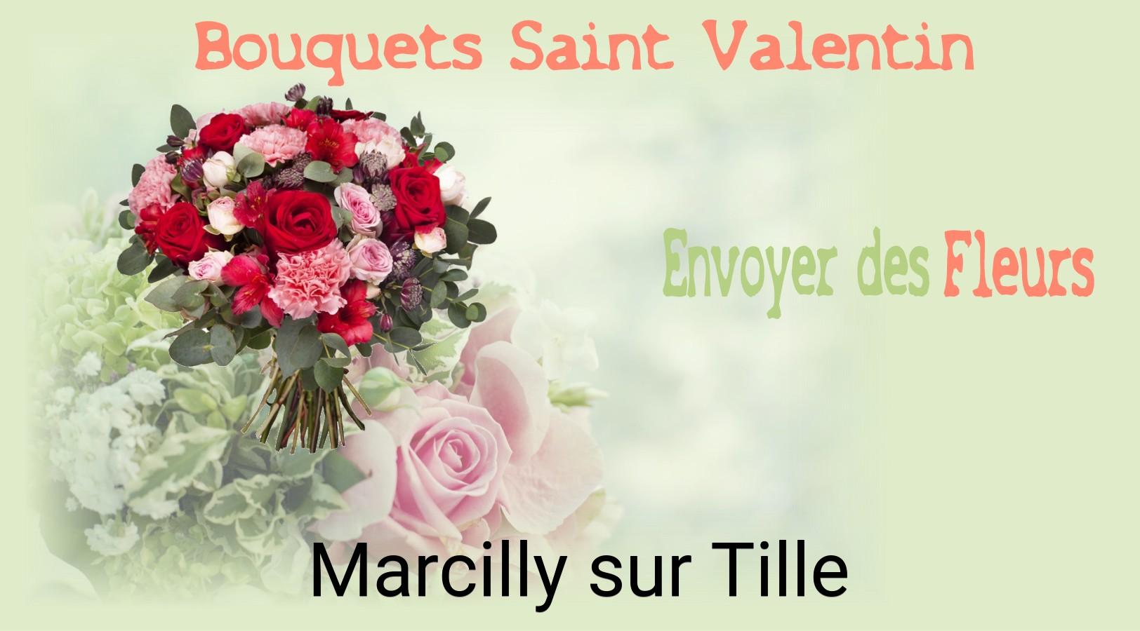 Roses de Saint-Valentin livrées à Marcilly-sur-Tille